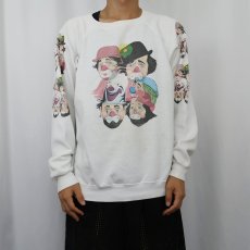 画像2: 80's Hanes Sport USA製 ピエロ イラストプリントスウェット XL (2)