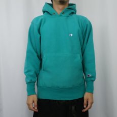 画像2: 90's Champion REVERSE WEAVE USA製 目付き スウェットフーディー M (2)
