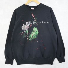 画像1: 90's Concrete Blonde USA製 ロックバンド プリントスウェット BLACK XL (1)