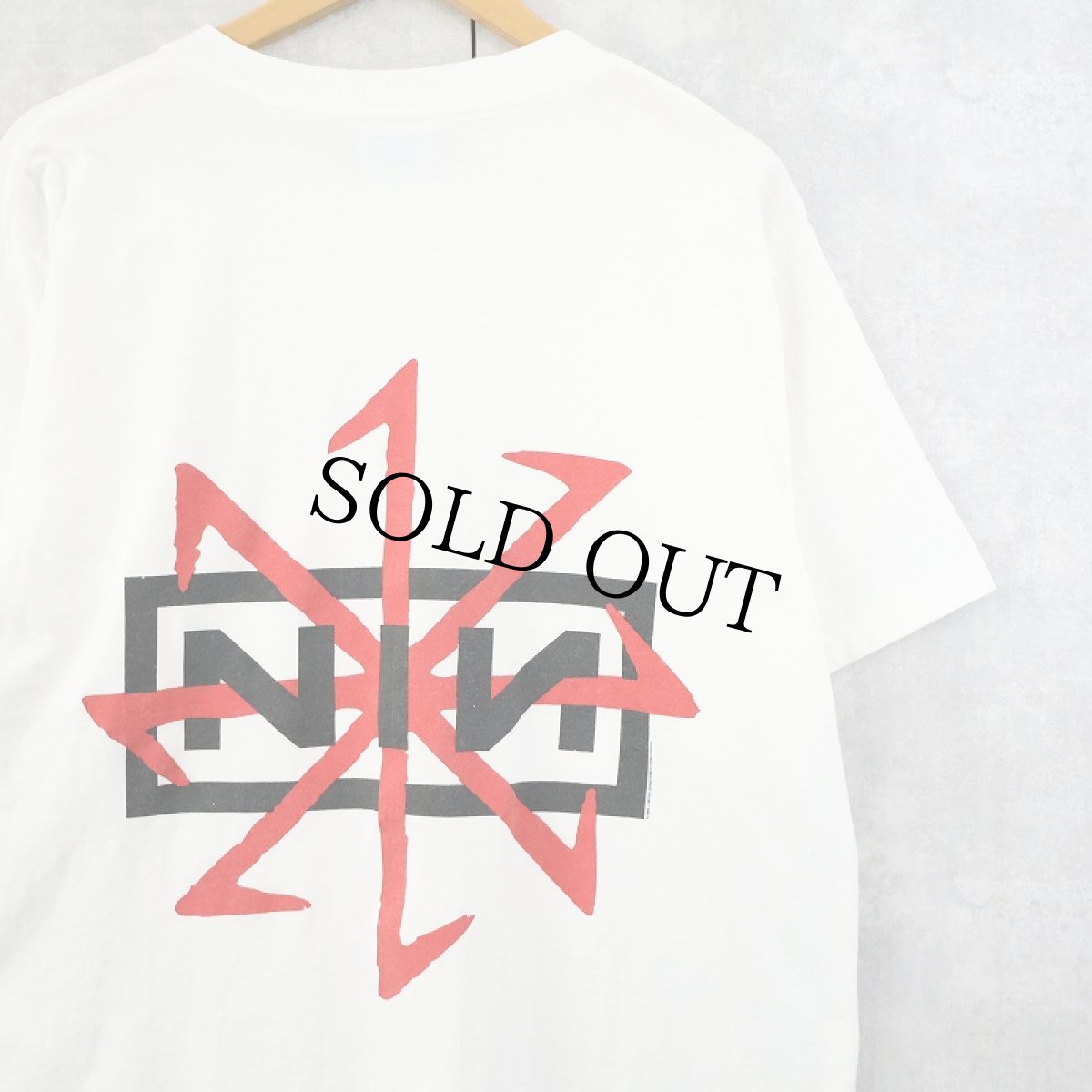 画像2: 90's NINE INCH NAILS USA製 "DEVIL TOUR 1995" ロックバンドプリントTシャツ L (2)