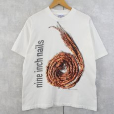 画像1: 90's NINE INCH NAILS USA製 "Further Down The Spiral" ロックバンドプリントTシャツ L (1)