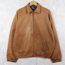 画像1: POLO Ralph Lauren チンスト付き レザージャケット S (1)
