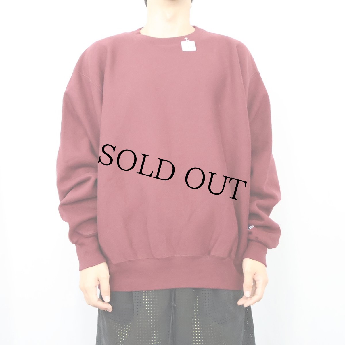 画像2: Champion PREMIUM REVERSE WEAVE 目無し スウェット L (2)