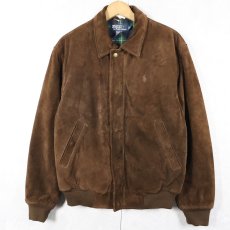 画像1: POLO Ralph Lauren スエードレザージャケット S (1)