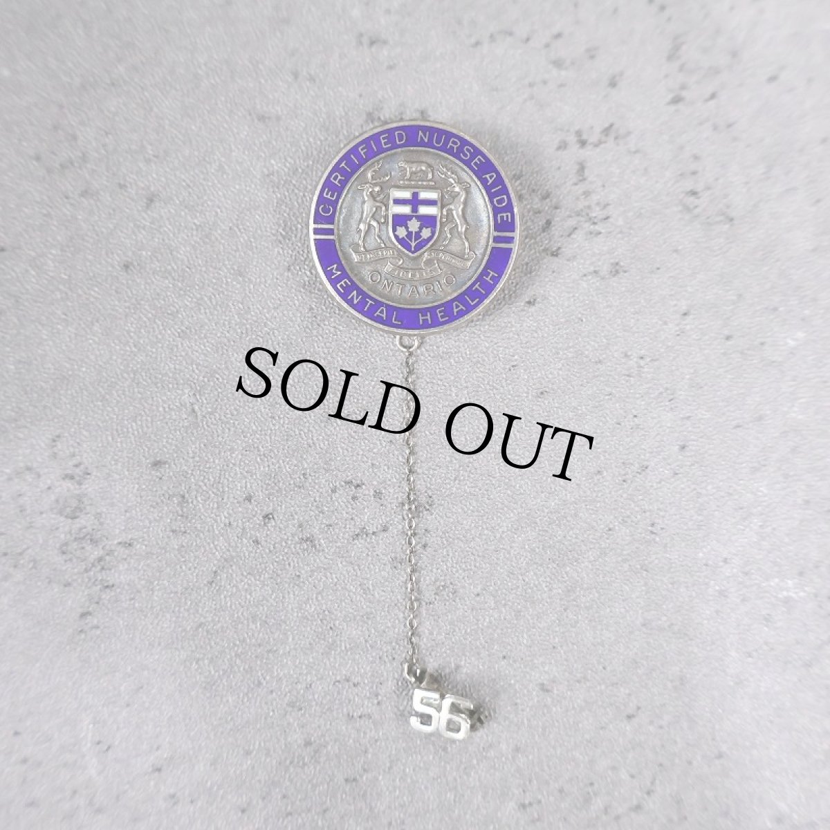 画像1: 1956 CERTIFIED NURSE AIDE MENTAL HEALTH バッジ (1)