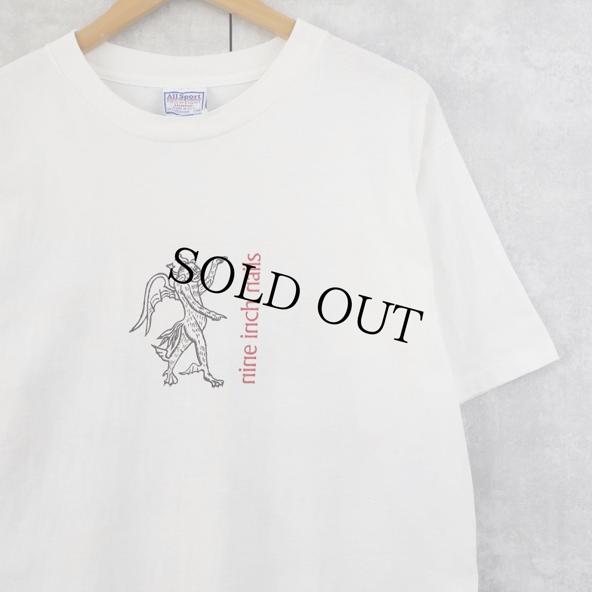 画像1: 90's NINE INCH NAILS USA製 "DEVIL TOUR 1995" ロックバンドプリントTシャツ L (1)