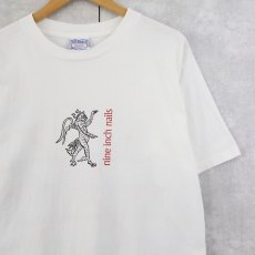 画像1: 90's NINE INCH NAILS USA製 "DEVIL TOUR 1995" ロックバンドプリントTシャツ L (1)