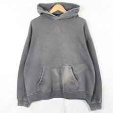 画像1: 無地 フェードスウェットフーディー (1)