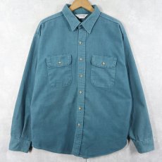 画像1: 80's FIVE BROTHER USA製 シャモアクロスシャツ XL (1)