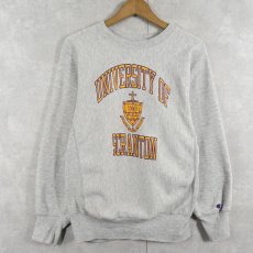 画像1: 90's Champion REVERSE WEAVE USA製 "UNIVERSITY OF SCRANTON" プリントスウェット M (1)