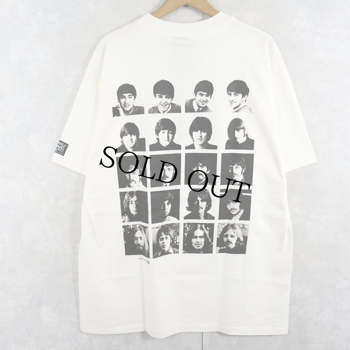 画像1: 80〜90's THE BEATLES CANANDA製 ロックバンドプリントTシャツ DEADSTOCK XL (1)