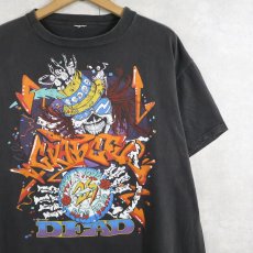 画像1: 〜90's GRATEFUL DEAD "1989-90 NEW YEAR" ロックバンドプリントTシャツ BLACK (1)