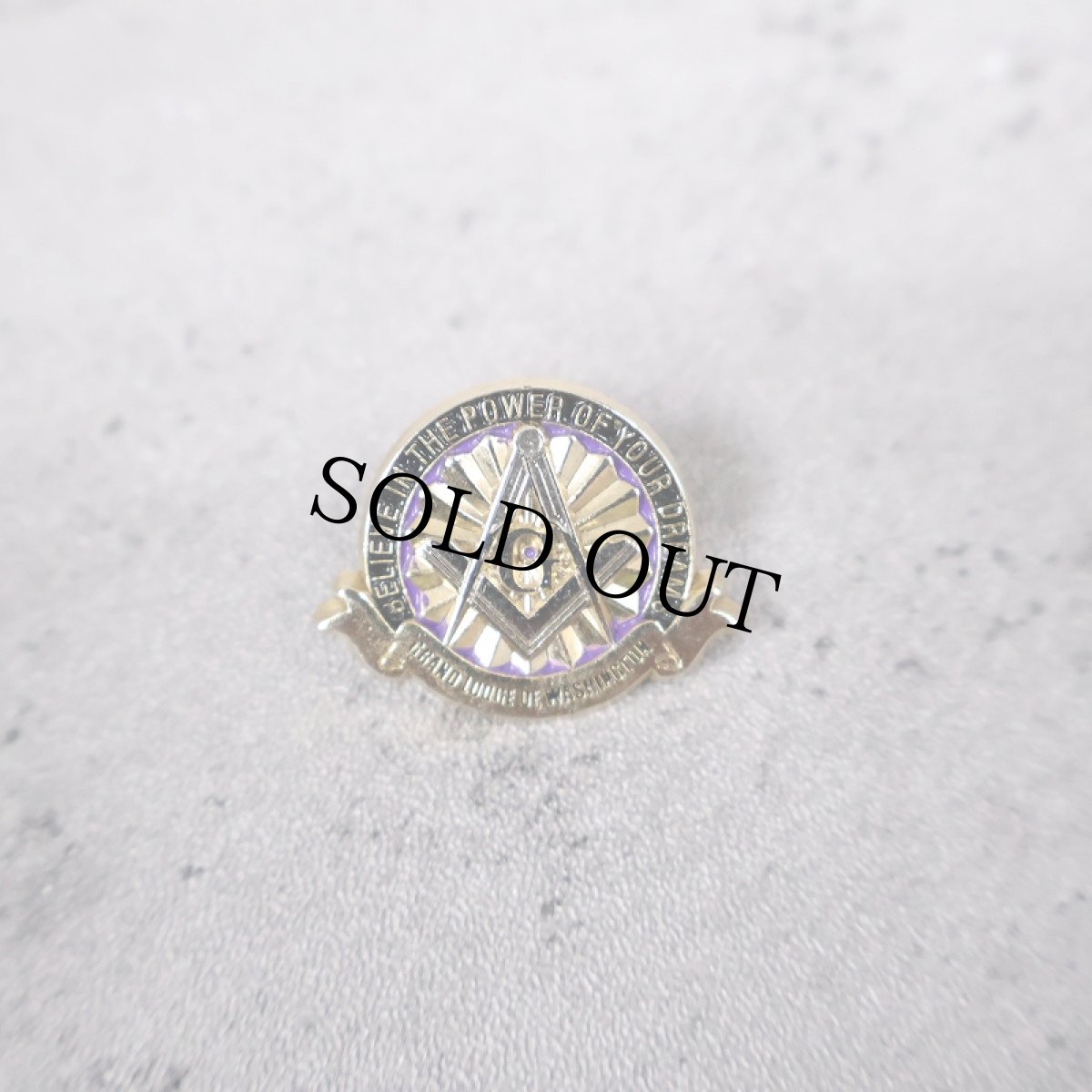 画像1: VINTAGE フリーメイソン ピンズ (1)