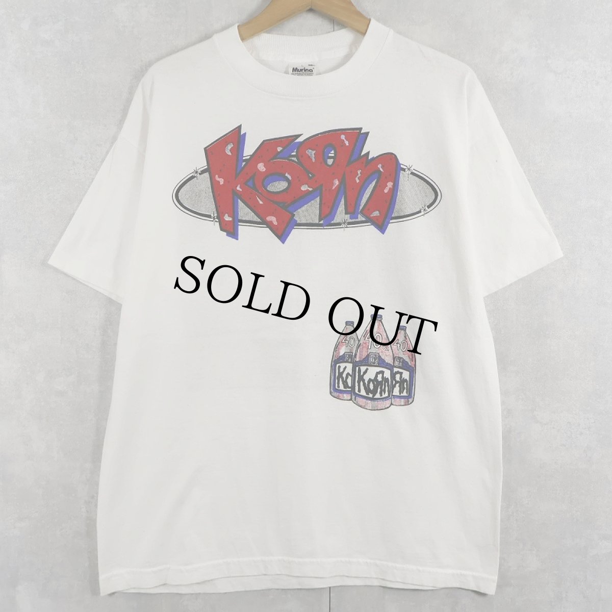 画像2: 90's Korn USA製 "Oz tour" メタルバンドツアーTシャツ L (2)