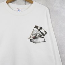 画像2: 90's USA製 "Gone to see Dad,..." ジーザスプリントスウェット XL (2)