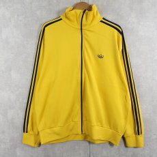 画像1: 80's adidas ロゴ刺繍 サイドライン トラックジャケット XL (1)