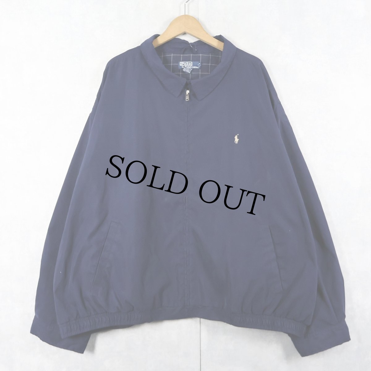 画像1: POLO Ralph Lauren ポリエステル スイングトップ 4X BIG (1)