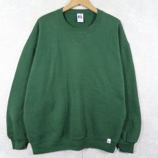 画像1: 90's RUSSELL ATHLETIC USA製 前V 無地スウェット XL (1)