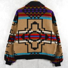 画像2: 80's PENDLETON USA製 "High Grade Western Wear" ネイティブ柄 ウールジャケット M (2)