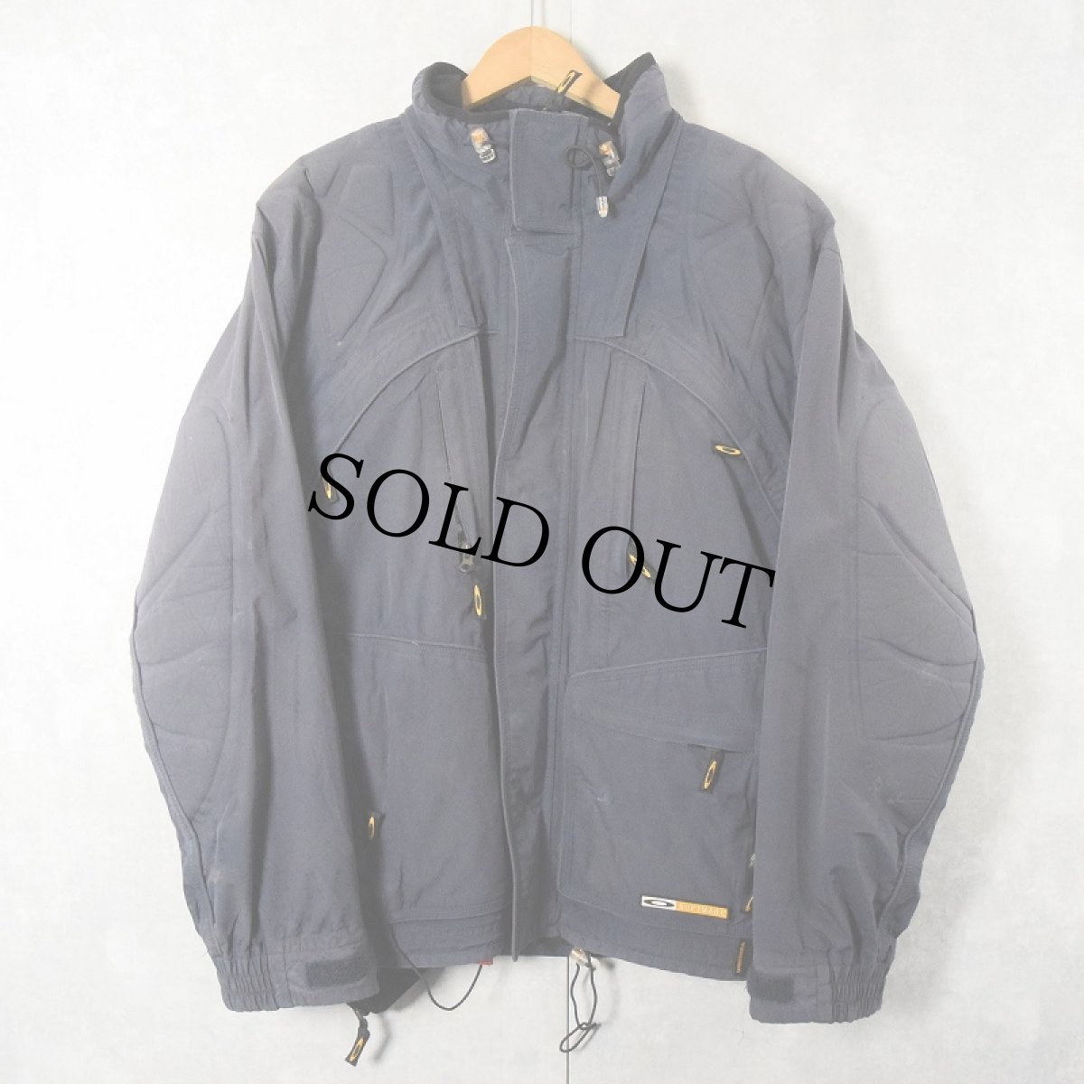 画像1: 2000's OAKLEY SOFT WARE ナイロンマウンテンジャケット NAVY S (1)