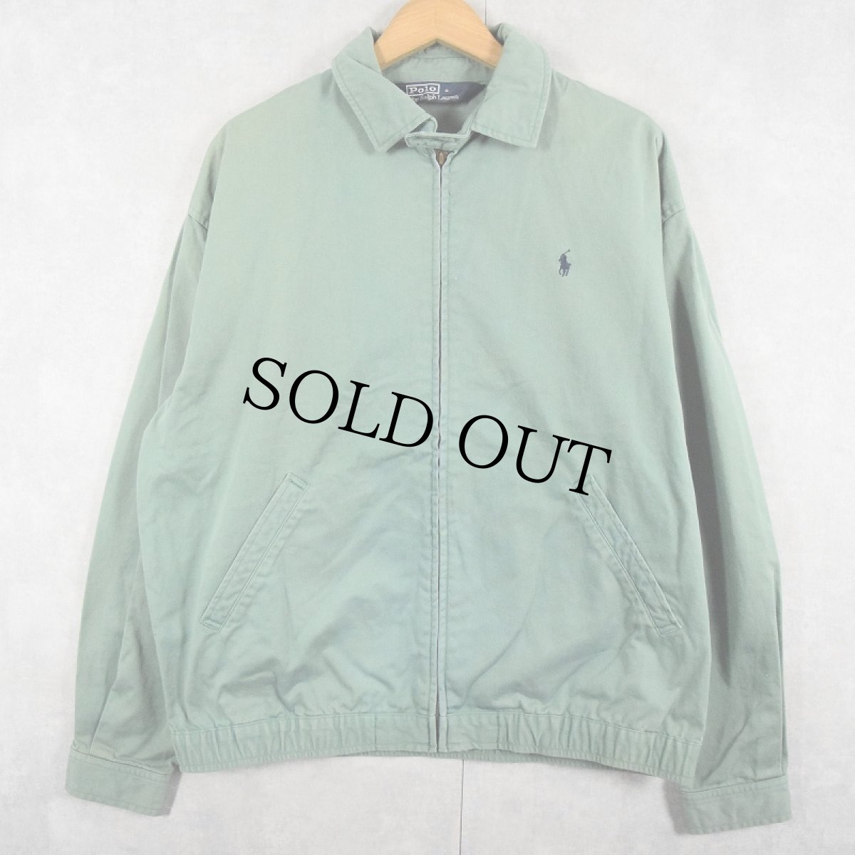 画像1: 90's POLO Ralph Lauren チンスト付き コットンスイングトップ M (1)