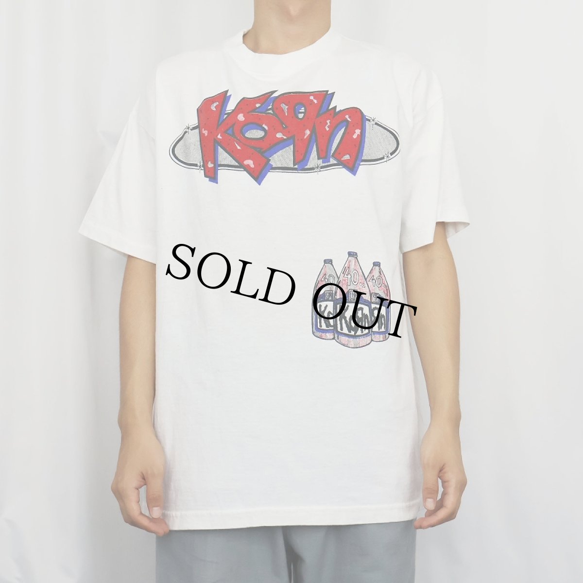 画像3: 90's Korn USA製 "Oz tour" メタルバンドツアーTシャツ L (3)