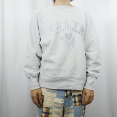 画像2: 80's Champion REVERSE WEAVE USA製 トリコタグ "SPENCER" プリントスウェット M (2)