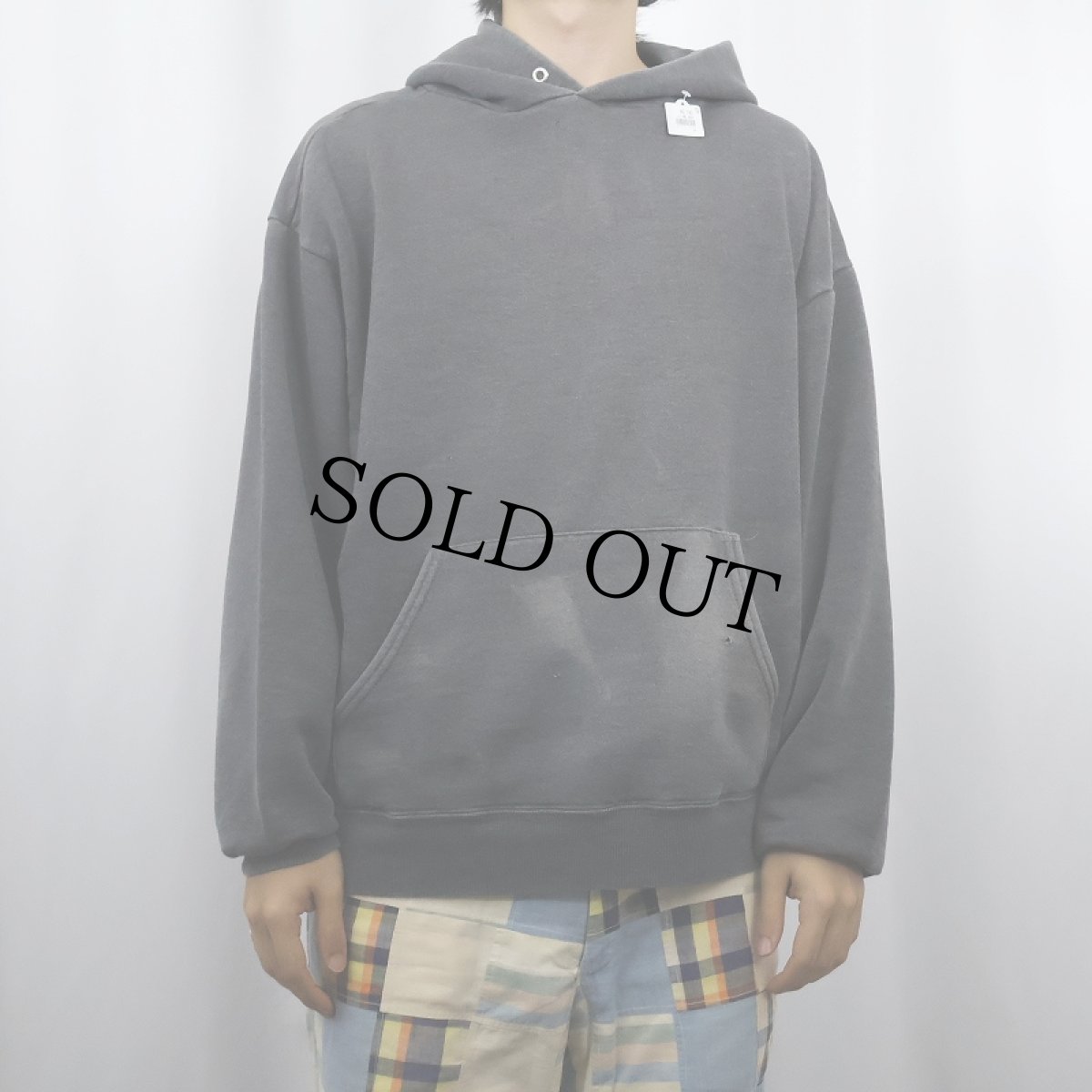 画像2: 無地 フェードスウェットフーディー (2)