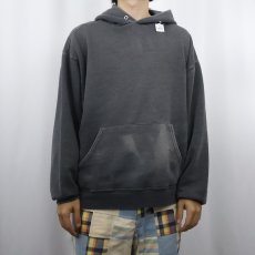 画像2: 無地 フェードスウェットフーディー (2)