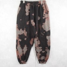 画像2: MISSGUIDED ブリーチ加工 スウェットパンツ BLACK SIZE12 (2)