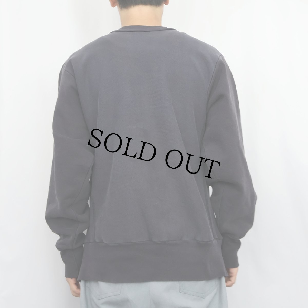 画像3: 90's〜 Champion REVERSE WEAVE 内縫い 2トーン 目付きスウェット BLACK (3)