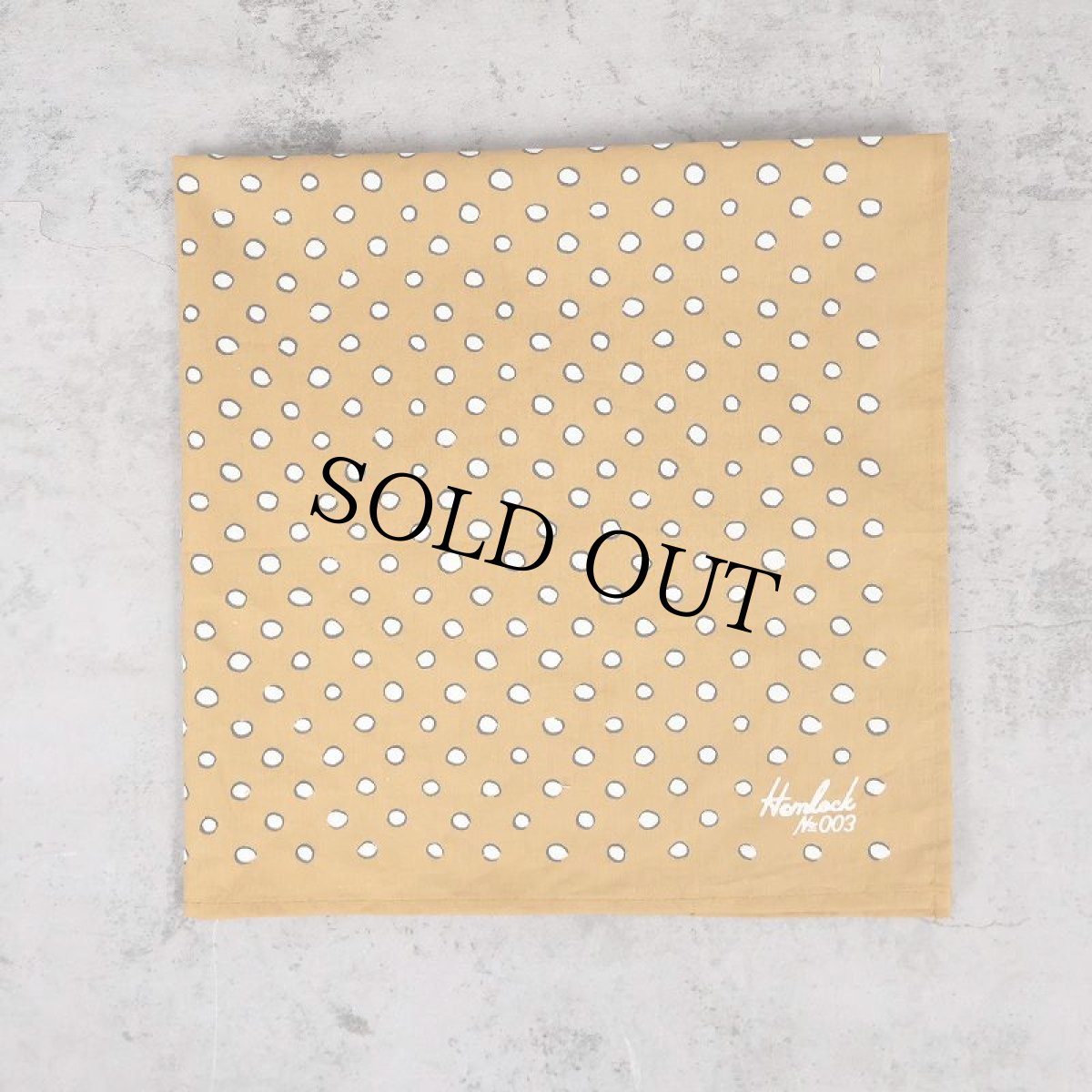 画像1: ドット柄 バンダナ (1)