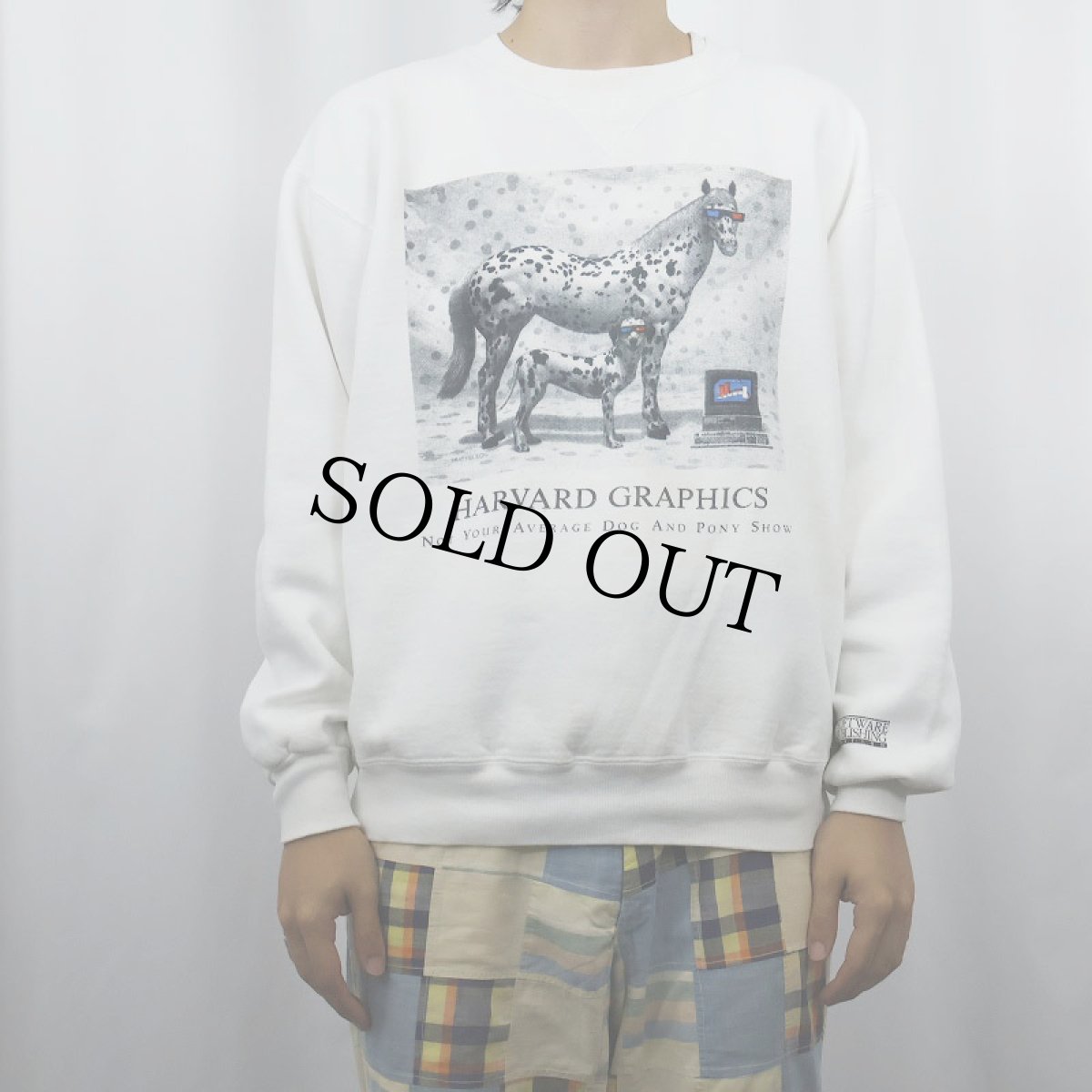 画像2: 90's Software Publishing Corporation USA製 "Harvard Graphics" ソフトウェア企業 プリントTシャツ L (2)