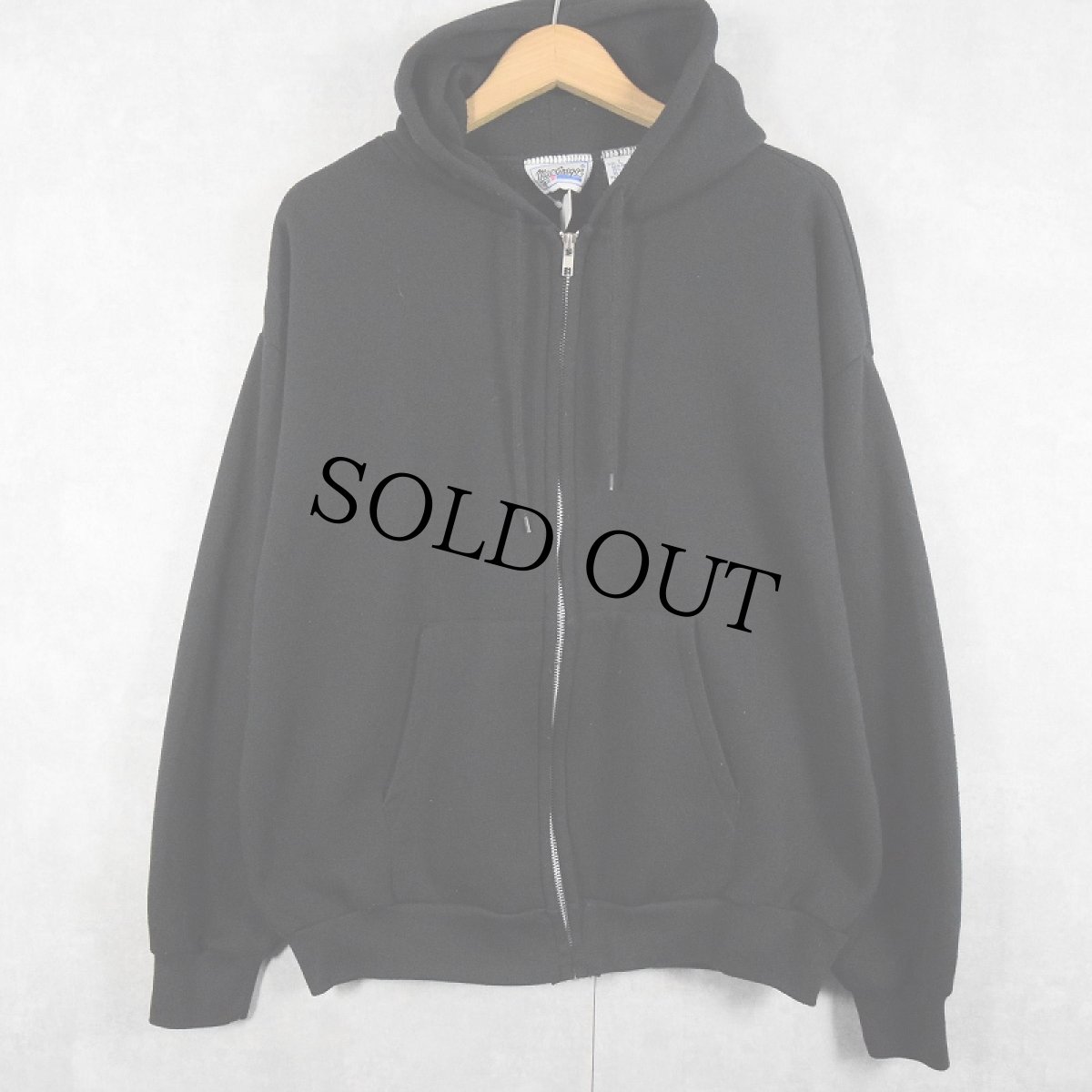 画像1: 90's Mc GREGOR スウェットジップパーカー BLACK L (1)