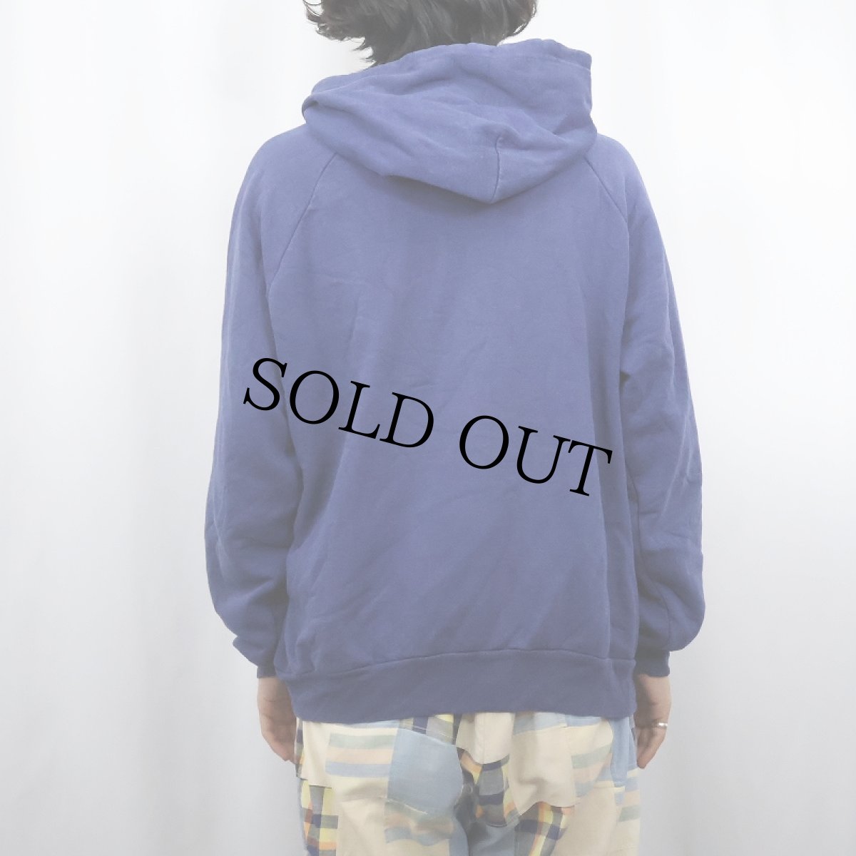 画像3: 80's BIG YANK 裏サーマル スウェットジップパーカー NAVY XL (3)