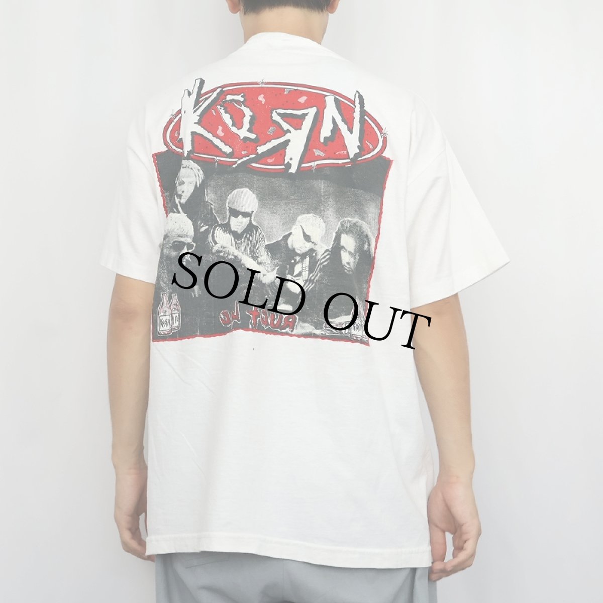 画像4: 90's Korn USA製 "Oz tour" メタルバンドツアーTシャツ L (4)