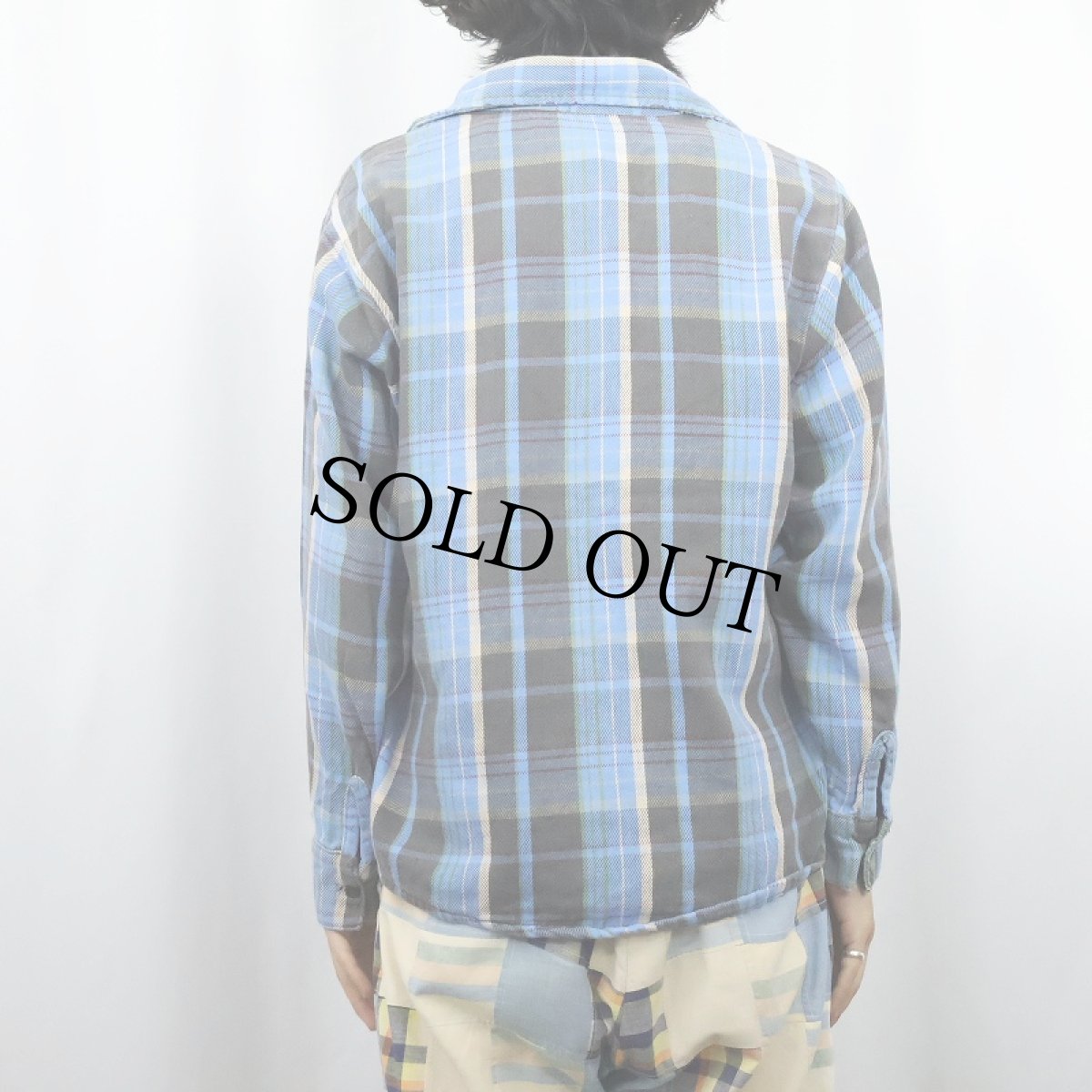 画像3: 80's JIM CATFISH HUNTER ライトネルシャツ (3)