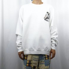 画像3: 90's USA製 "Gone to see Dad,..." ジーザスプリントスウェット XL (3)