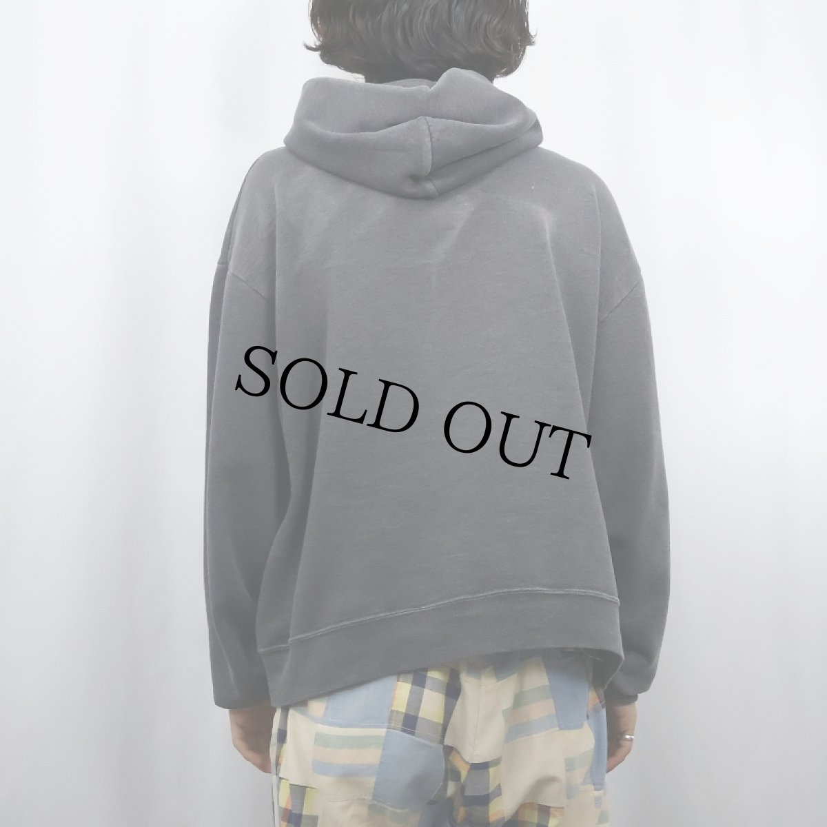 画像3: 無地 フェードスウェットフーディー (3)