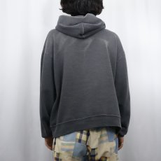 画像3: 無地 フェードスウェットフーディー (3)