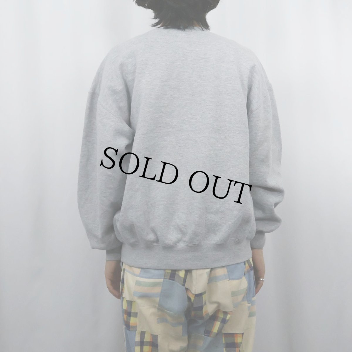 画像3: 90's RUSSELL ATHLETIC USA製 前V 無地スウェット XL (3)