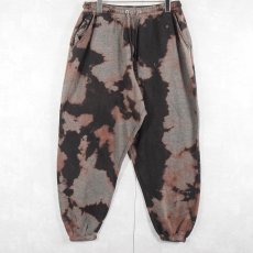 画像1: MISSGUIDED ブリーチ加工 スウェットパンツ BLACK SIZE12 (1)