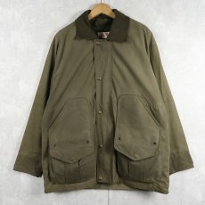 画像1: 2000's FILSON USA製 ウールライナー付き オイルドジャケット L (1)