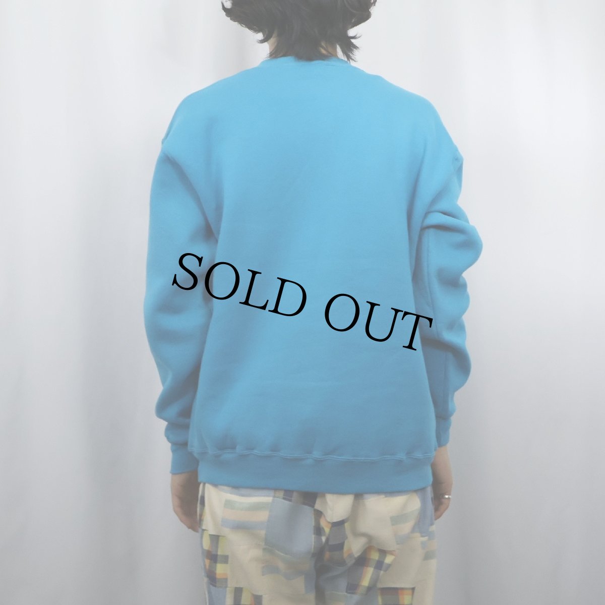 画像3: 80's RUSSELL ATHLETIC USA製 前V 無地スウェット L (3)