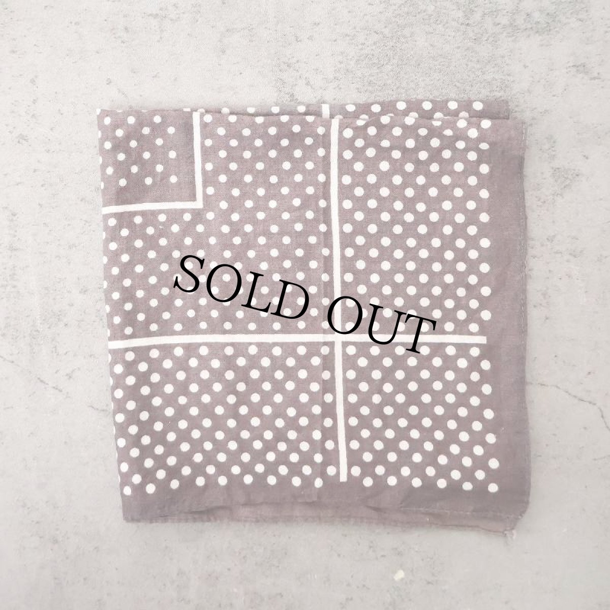 画像1: EURO ドット柄 バンダナ (1)