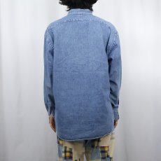 画像3: Rlaph Lauren "The Big Shirt" デニムボタンダウンシャツ size8 (3)