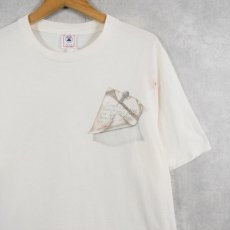 画像2: 90's Jesus USA製 "Gone to see Dad,..." ジーザスプリントTシャツ L (2)