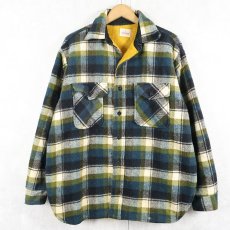 画像1: 50's FIVE BROTHER チェック柄 CPOシャツジャケット (1)