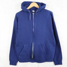 画像1: 70〜80's TULTEX USA製 無地 スウェットジップパーカー L (1)