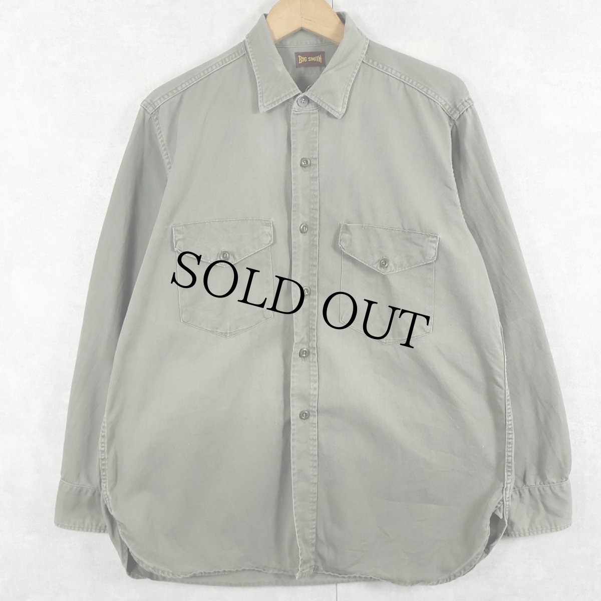 画像1: 50〜60's BIG SMITH コットンワークシャツ (1)